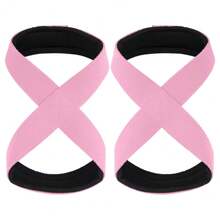 1 件/2 件 8 字形阻力带运动健身腕带防滑加厚手掌保护器举重引体向上握力带健身房配件 - 彩色 - 查看 4
