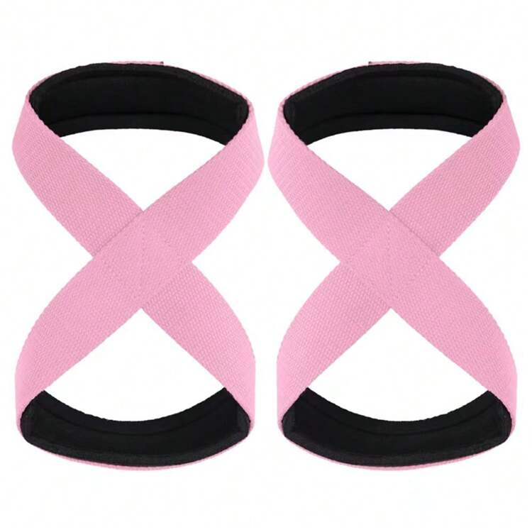 1 st/2 st figur 8 motståndsband sport fitness handledsband, halkfria förtjockade handflateskydd viktlyftande pullup grepprem gymtillbehör - Multifärgad - Visa 4