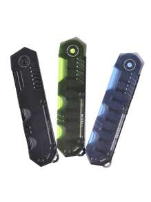 1 pieza Peine plegable para hombres, para cabeza grasa y cabeza ancha, con dientes anchos y textura para modelado, portátil para viajes, con dientes finos para corte de cabello y multifuncional para arreglo de barba