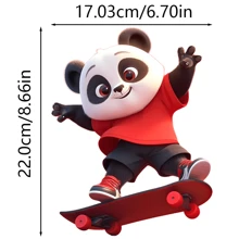 Cute Panda Graphic Heat Transfer Printing, Unisex Design, Popular Logo Applique Suitable For Garments, Backpacks, Hats, Pillows, DIY