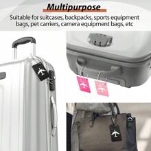 Airplane Logo Aluminum Alloy Luggage Tags Luggage Handbags Travel Suitcase Tags With Name ID Card Perfect For Quick Discovery Of Luggage Musical Instrument Tags Pendant Tags Travel Luggage Luggage Luggage Tags,Aluminum Alloy Luggage Tags, Luggage Luggage Tags, Luggage Travel Bag Tags, Suitcase Travel Bag Tags With Name ID Card, Luggage Tags For Travel Baggage Identification, Many Colors Are Optional, A Good Choice For Gifts