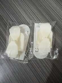 1/2/3 piezas Juego de soporte montado en la pared para cepillo de dientes y maquinilla de afeitar manual o eléctrica, adecuado para el baño