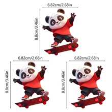 Cute Panda Graphic Heat Transfer Printing, Unisex Design, Popular Logo Applique Suitable For Garments, Backpacks, Hats, Pillows, DIY