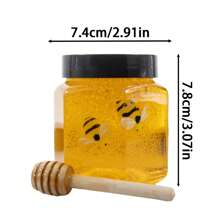 200ml/7oz Handmade Jelly Clear Crunchy Slime Toy, Scented Slime, Little Lovely Bee Design Stress Relieve Plasticine Cloud Slime Clay Fluffy Slime Putty,Slime,Cloud Slime,Clear Slime,Slime Kit Making,Icee Slime,Mini Slime