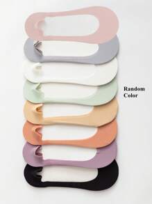 1/8 Pair Thin Invisible Socks, Candy Color Women Invisible Socks Suitable For Spring/Summer, Non-Slip - Multicolor - View 17