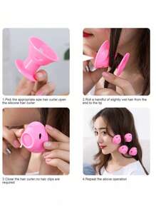 40 件蘑菇卷发棒、硅胶卷发器、硅胶造型卷、蜗牛卷、波浪卷、卷发器、免热卷发器、理发沙龙美发产品及配件、美容旅行必备品、返校季必备品、旅行度假必备品、女士发饰