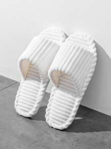 男女通用春夏室内拖鞋，露趾套脚拖鞋，适合卧室、客厅等四季穿着，情侣及家庭皆宜，适用于木地板等家居环境。 - 彩色 - 查看 9