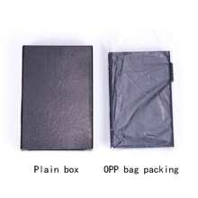 1个几何图案铝合金名片夹，新款季节性设计，防消磁自动弹出式银行卡夹，金属卡套 - 手推名片盒 - 查看 3