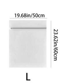 1 件装涤纶矩形拉链洗衣袋，多用途洗漱包，厚网眼储物袋，保护性洗衣袋，涤纶网眼拉链袋，适用于衣物，旅行收纳，洗衣保护袋，适用于衬衫、胸罩、袜子、袜子、内衣、裤子、鞋子、口罩、旅行收纳盒