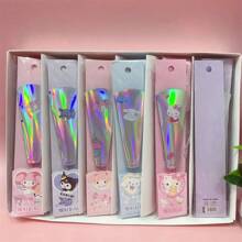 [Authorization] Sanrio Hello Kitty's New Creative Laser Color Folding Fan, Cartoon High Beauty Fan, Cute Bright Face Boutique Fan Suitable For Summer Travel, Easter Decoration, Travel Accessories, Etc