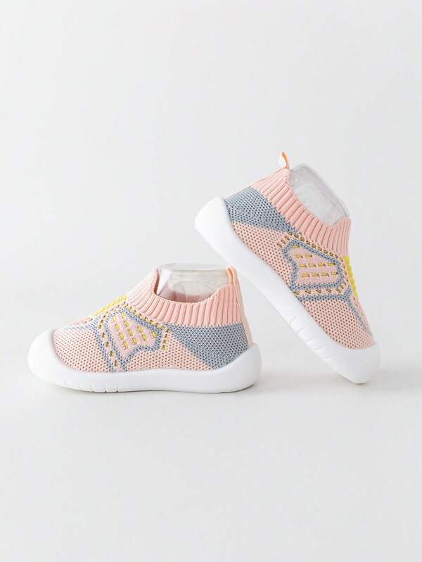 1 Pair Fashionable Unisex Baby Shoes, Infant Mesh Breathable Walking Shoes Suitable For Spring/Summer, New Baby Toddler Shoes