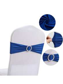 30/10/1 Piece Of Spandex Elastic Chair With Bowknot For Wedding Reception - Universal Elastic Chair Cover Strap, Buckle Slider Suitable For Decorating Chair Waistband, Birthday Party, Wedding Party, On-Site Chair Backrest Decoration And Fixation For Banquets, Parties, Hotel Events Suitable For Birthdays, Weddings, Graduation Ceremonies, Welcome Parties, Hotel Conference Halls, Auditoriums