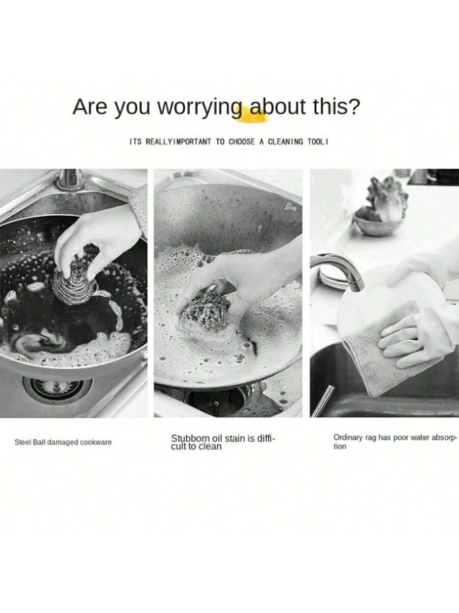 إسفنج غسيل وأدوات تنظيف الأواني 10 قطع – وسادات فر...