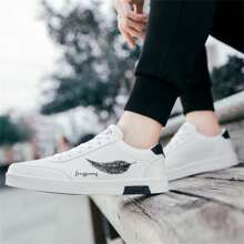 男士学生白色运动鞋，2025 年春夏新款韩版时尚休闲硫化鞋，透气轻便运动训练鞋，适合青少年夏季休闲、户外、旅行、毕业礼物、生日配饰 - 彩色 - 查看 11