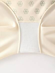 High-Waist Lace Postpartum Control Pants, Waist Trainer Smoothing Tummy Shaping Briefs For Women - Apricot - View 10