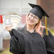 36pcs Graduate Research Best Graduation Game Cards, 2025 Graduation Party Game Cards, University School Graduation Party Game Activities Supplies - Multicolor - View 2