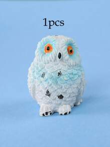 1/2/4pcs Resin Mini Owls, Miniature Figurines, Fairy Garden Accessories, Supplies, Animals For Garden, Micro Landscape, Plant Pots, Bonsai Craft Decor