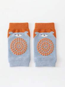 1 Pair Of Baby Cartoon Animal Crawling Anti-Slip Knee Pads Socks,Suitable For Infants & Children Learning To Walk Indoors - Multicolor - View 13