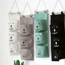 1pc Hanging Storage Bag For Baby Room, Wall-Mounted Toy Organizer Bag For Kids Room, Without Hanging Hook