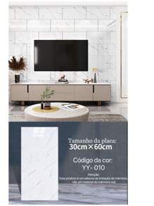 Kit Of 22 3D Marble Adhesive Wallpaper Plates 60*30cm Various Colors