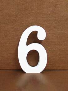 1pc White English Letter Decor & Home Ins-Style Decorations, Wedding Celebration Decor, Photography Props Best Gifts Birthday Graduation