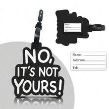 Rapid Identification Tag For Travel Baggage,Creative PVC Luggage Tags, Soft Rubber, Airport Check-In, Boarding Passes, Backpack Identification, Tag Prevention, Pendants, Luggage Identification Bag For School School Accessories School Stuff - Nhiều màu - Xem 11