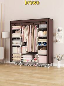 1pc No-Drill Wall Mount Coat Rack, Nordic Ins Style Bedroom Storage Organizer, Essential For Small Apartment, Dorm