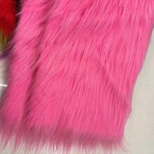1 pieza de tela de felpa larga, de estilo minimalista, de material de poliéster para cubrir los pies DIY, tela de felpa para disfraces de fiesta/escenario, tela de felpa para decoración de bodas