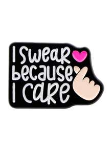 1 Quote Brooch. Don't Park Too Close Brooch. Badge. Clothing Backpack Accessories. Pin Alloy Badge. Backpack Delivery, Clothing Accessories. DIY Decoration