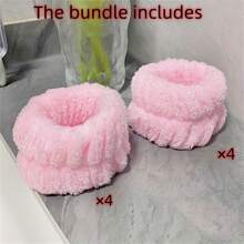 2pcs/4pcs/6pcs/8pcs/10pcs Wrist Bands, Wrist Towel Bands, Sweat Absorbent Wristbands For Women, Reusable Cleaning Wristbands, Soft Wash Face Wrist Bands, Facial Makeup Wrist Bands, Anti-Sweat Arm Sleeve Wristbands, Can Be Used As Headbands, Scrunchies, Sports Wristbands, Multiple Colors And Sizes Combinations - Bathroom Accessories, Reusable Spa Quality Sweat Bands Suitable For Women And Girls, Great For Face Washing, Yoga, Running Home Bathroom Decor Fall Decor Back To School