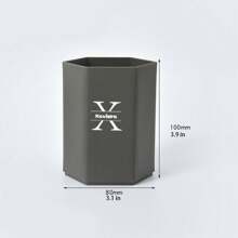 1pc Customized Hexagonal Pen Holder, Simple & Elegant Desk Organizer For Office, School Student - Multicolor - View 6