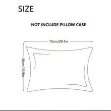 1pc Grade A Cute Embroidered Lucky Cat Couple Pillow, Filled With High-Elastic Fiber, Skin-Friendly And Comfortable For Sound Sleep, Scientifically Designed Zoned Support For Multiple Sleeping Positions, Highly Antibacterial, Bedding 3D Pillow