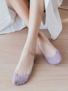 1/8 Pair Thin Invisible Socks, Candy Color Women Invisible Socks Suitable For Spring/Summer, Non-Slip - Multicolor - View 6
