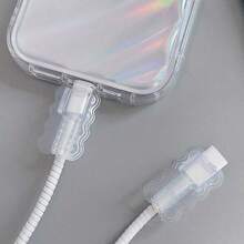 10pcs ABS Resin Cable Case: Protect Your Cable From Breaking And Disconnection, Apple Cable Case, Compatible With IPhone 18-20W Small Head Charger, Prevent Charger From Breaking