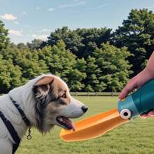 1pc Dog/Cat Travel Water Bowl, Toucan Shaped Pet Drinking Cup With Large Spout, Foldable & Portable Dog Water Bottle Water Bottle - Multicolor - View 5
