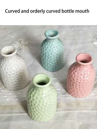 1 pièce Vase à fleurs en céramique minimaliste, design cube d'eau, vase de décoration pour la maison et le salon pour fleurs fraîches ou séchées, cadeau pour anniversaire, remise de diplôme, décoration de chambre, vase en verre