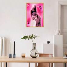 1 sztuka nieoprawione plakaty wielkanocne popowe sztuka ścienna piosenkarka różowa pantera plakat HD sztuka ścienna dom salon sypialnia bar estetyczna dekoracja