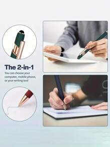 110 Stück/50 Stück/6 Stück/1 Stück individuell anpassbarer Multifunktions-Kugelschreiber, geeignet für Touchscreen-Smartphones & Computer, passend als Hochzeitsgeschenke, für den täglichen Gebrauch, zum Lernen, als Geschenk für Familie, Studenten, Lehrer, Eltern, Kollegen, dekorativ, wiederverwendbar, multifunktional, modern, farbig, süß, vintage, cartoon, witzig, Kawaii, Arbeiter, Kunden, für Geschäft/Arbeit/Büro, Mittelschüler, Oberschüler, Studenten, Uni-Studenten, Erstis, Zweitsemester, Untere Klassen