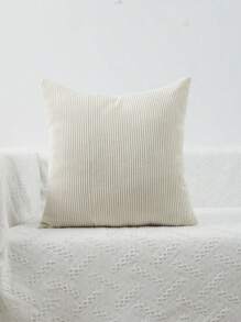 Miater 1入組素色靠墊套不附帶墊芯 - 米色 - 查看 18