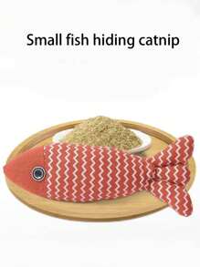 1pc Cat/Dog Lover Gift And Dog/Cat Mom Love Pet Toy Fish, Simple And Practical Multifunctional - Multicolor - View 3