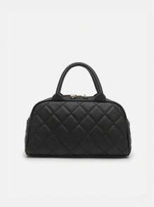 Bolsa de mão com design fofo e de nicho, nova primavera/verão 2025, bolsa Boston, bolsa de boliche, bolsa casual e elegante para mulheres de negócios, para deslocamento diário, adequada para trabalho, compras, namoro, viagens, estudantes universitários, bolsa feminina, uso diário (excluindo acessórios)