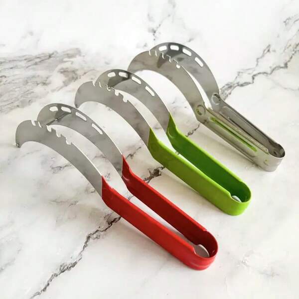 1 Pc Watermelon Cutter - Stainless Steel Fruit Salad And Melon Cube Cutter - Kitchen Tool And Accessory, Easy Slicing And Cutting Kitchen Gadgets