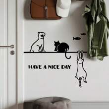 BRUP 1 件 PVC 黑色“别忘了”钥匙图案护理技巧艺术墙贴和窗户贴纸，防水，可移除贴花，适用于门、盥洗室和入口墙壁装饰和家居美学礼物生日毕业房间装饰家居装饰浴室装饰卧室装饰房间装饰用品客厅装饰家居装饰客厅墙壁艺术墙纸