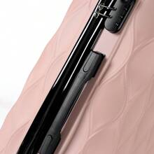 二合一行李箱套装，符合航空公司AB标准，带密码锁和万向轮，14英寸/20英寸可选，多种颜色可选，硬壳拉杆箱，轻便易携，大容量，多功能外壳，密码锁，适用于学校、大学、男女学生，多功能拉杆箱，旅行行李箱，旅行必备，耐用，男女皆宜，适合度假、商务旅行，必备旅行配件，旅行收纳整理箱，旅行用品 - 米色20+14寸 - 查看 6