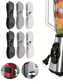 1/2/3/5/10pcs Power Cord Organizer, Wall-Mounted Power Cord Clips, Kitchen Cable Tidy Clips, Home Appliance Wire Winder, Home Decor Season - Multicolor - View 2