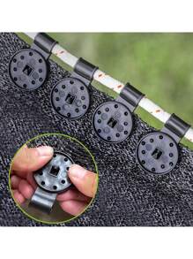 50Pcs Shade Cloth Clips Shade Fabric Clamps Grommets For Net Mesh Cover Sunblock Fabric In Garden Backyard Greenhouse Fixer