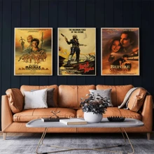 1 pièce Affiche murale sans cadre, Affiche de film classique à chaud Léon Le Parrain Impression de film TV Affiches vintage Décoration murale maison Cadeau Art Image Peinture Rétro POpVintage