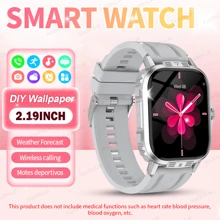 Nieuwe Hot Silicone Band Smart Watch Met 2.01" Full Screen Touch, Bellen/Beantwoorden Telefoongesprek, Stappenteller Calorieënteller, Multi-Sport Modi Afstand Volgen, USB Opladen, Melding Wekker, Compatibel met Iphone & Android Smartphones