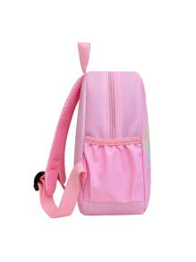 Cartoon Pony Cute Girls' Backpack, Children's Toddler Preschool Bag, Suitable For 3-5 Years Old Kids
