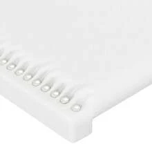 Têtes de lit 2 pcs Blanc 100x5x78/88 cm